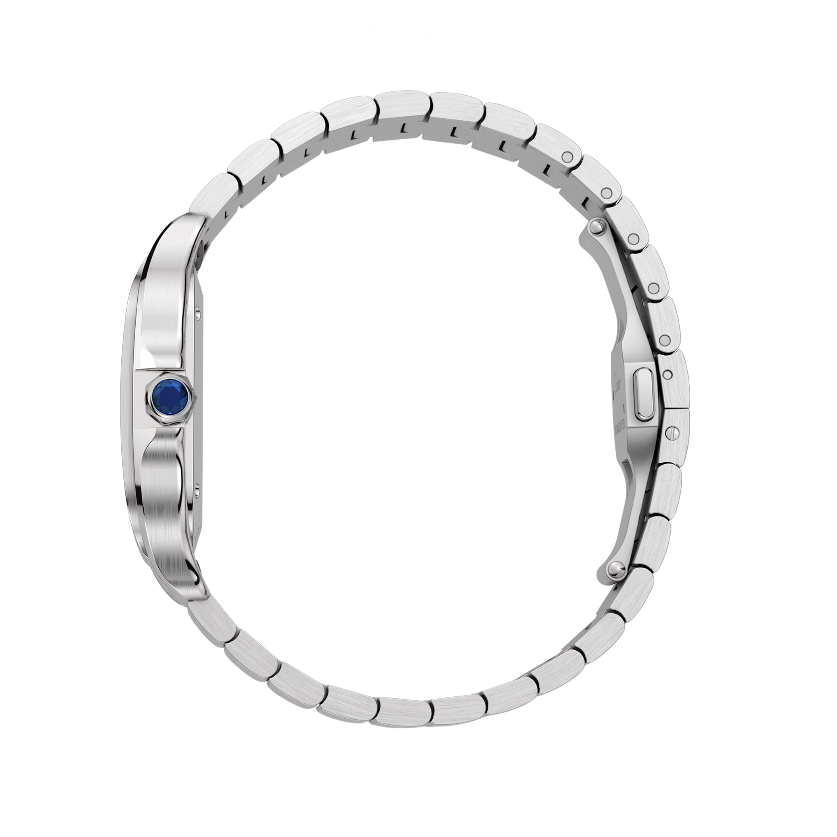Cartier Watch | Santos de Cartier silver & Graduated Green Dial