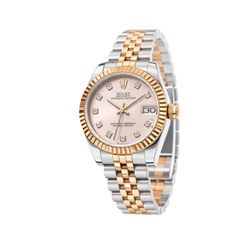 Rolex Watch | Datejust Pink Diamond Dial