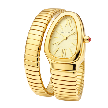 Bvlgari Watch | Serpenti Tubogas Spiral Steel & Yellow Gold