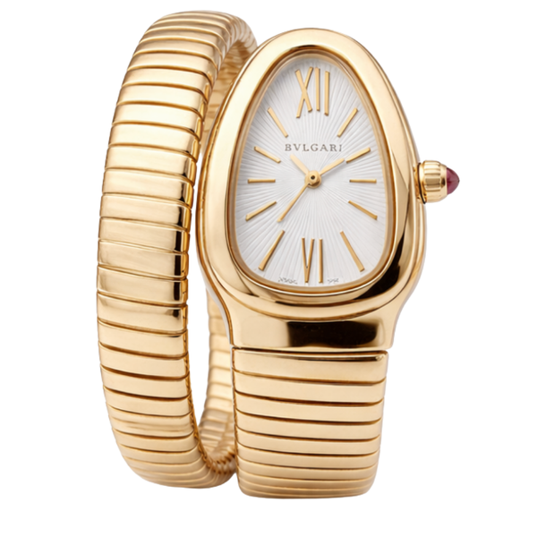 Bvlgari Watch | Serpenti Tubogas Golden Bracelet