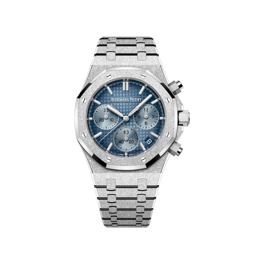 Audemars Piguet | Royal Oak Frosted Blue Dial - Free & Fast UAE Shipping