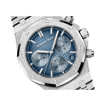 Audemars Piguet | Royal Oak Frosted Blue Dial - Free & Fast UAE Shipping