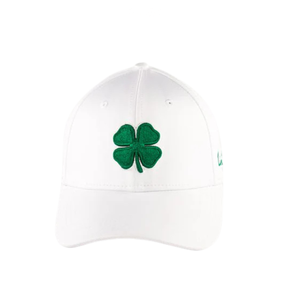 Black Clover Cap | Premium Clover Edition White Green - View 1