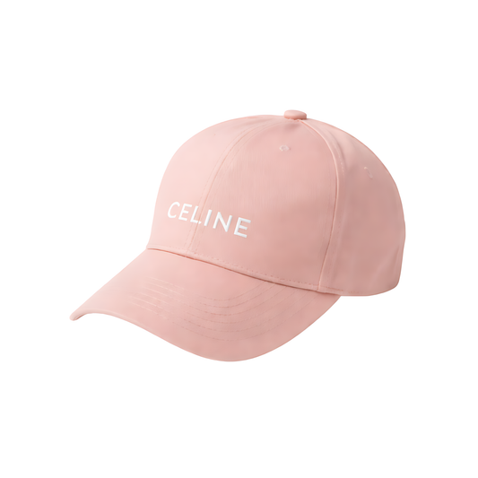 Celine Embroidered Cap - Beige - View 1