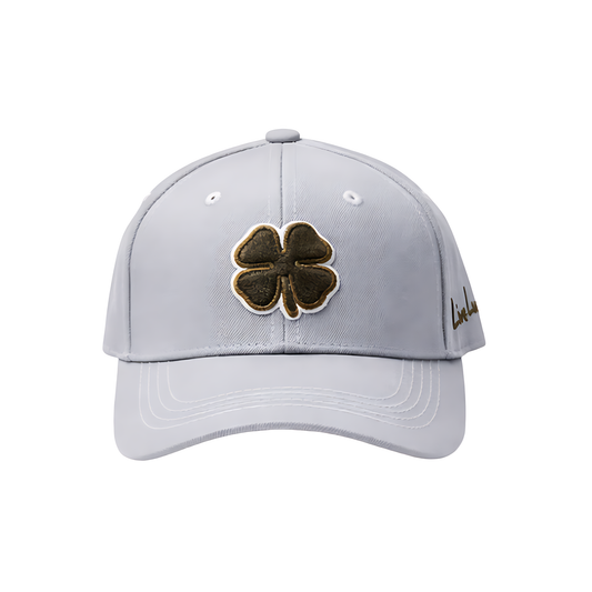 Clover Cap | Gold Grey Logo - View 1
