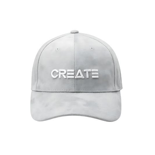 Create Cap | White Grey Shade - View 1
