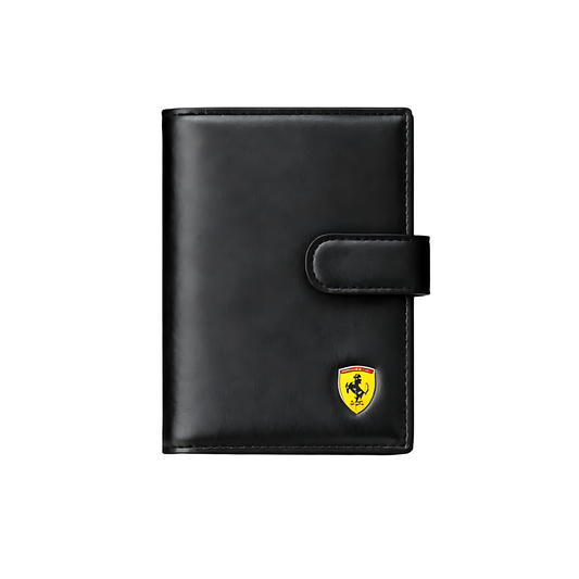 Ferrari Wallet | Black Leather - View 2