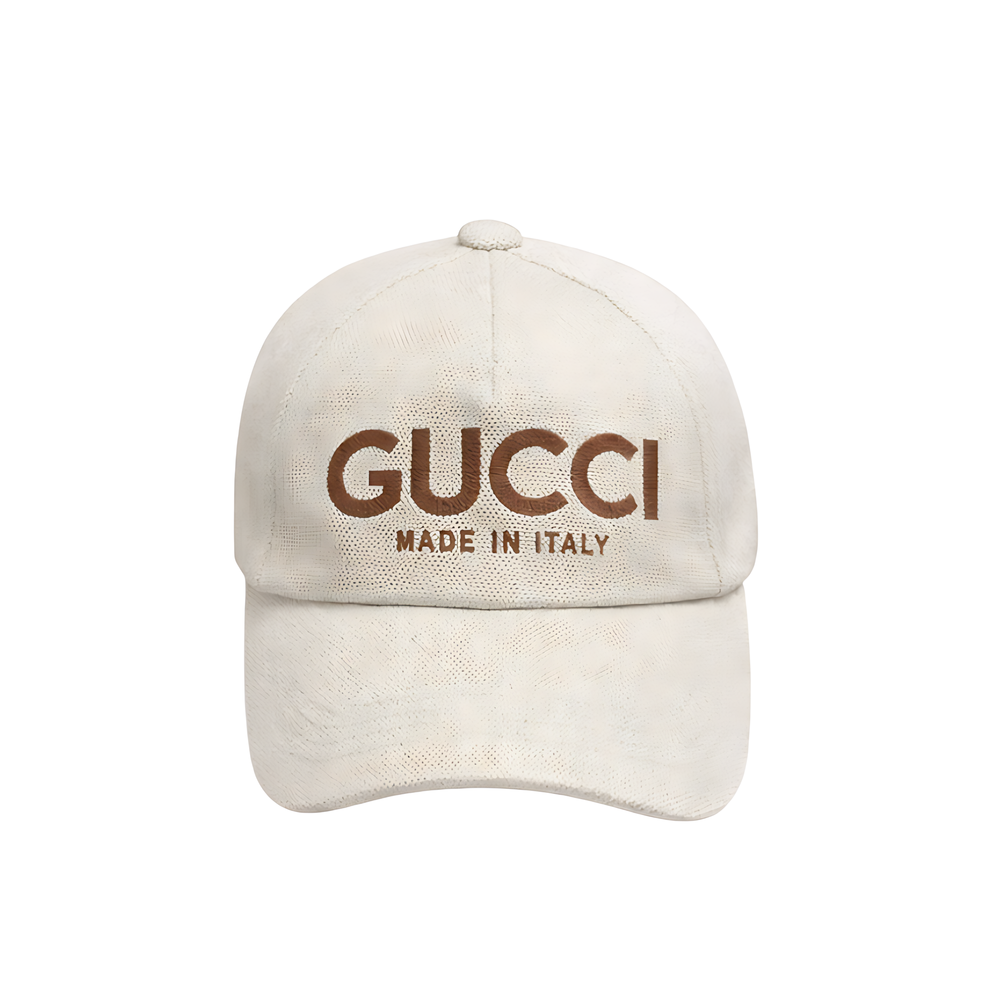 Gucci Logo Cotton Cap - White - View 2
