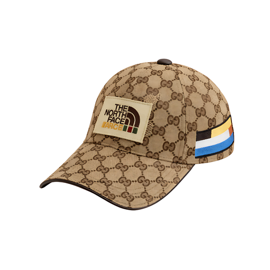 Gucci Northface Cap Canvas - Brown - View 1