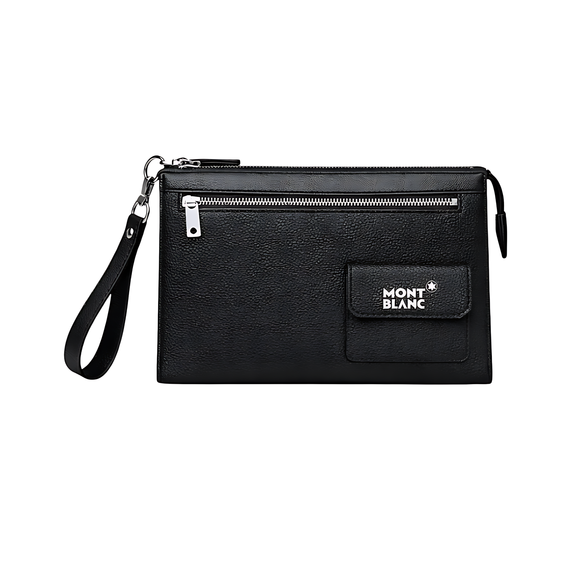 Mont Blanc Wrist Pouch | Mont Blanc Black Canvass - View 1
