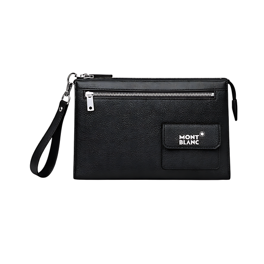 Mont Blanc Wrist Pouch | Mont Blanc Black Canvass - View 1