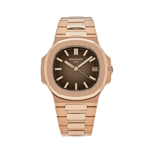 Patek Philippe | Nautilus Rose Gold Brown Dial - Free & Fast UAE Shipping
