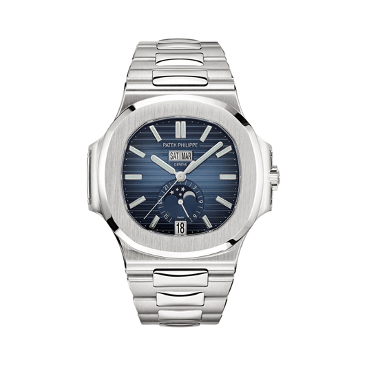 Patek Philippe | Nautilus Gradient Blue Dial - Free & Fast UAE Shipping