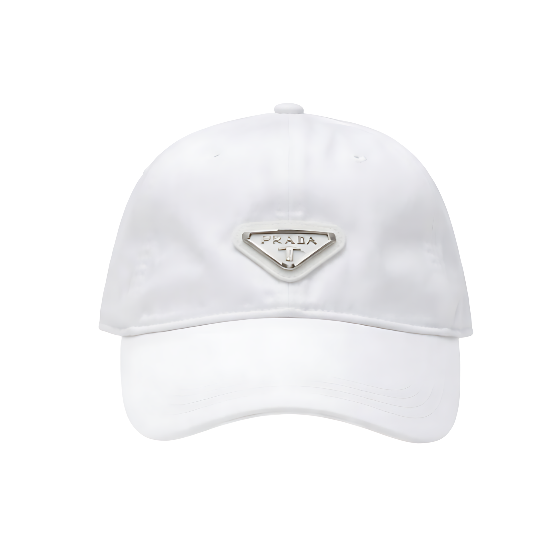 Prada Renylon Logo Cap - White - View 2