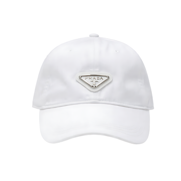 Prada Renylon Logo Cap - White - View 2