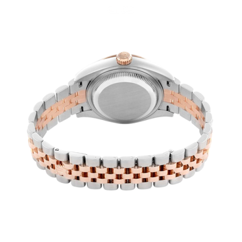 Rolex Watch | Datejust 28 Rose Dial Diamond Bezel