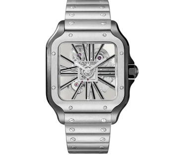 Cartier Watch | Santos de Cartier Diamond Silver