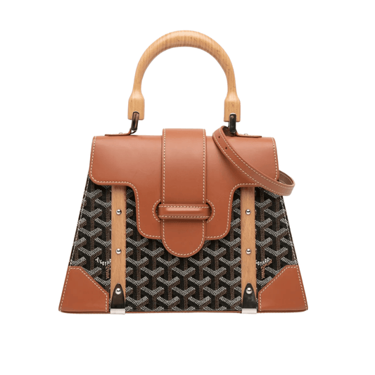 Goyard | Saïgon Structuré Mini Bag Black Tan - Free & Fast UAE Shipping