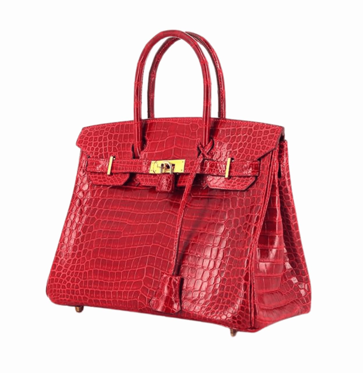 Hermès | Birkin Crocodile Skin Red - Free & Fast UAE Shipping