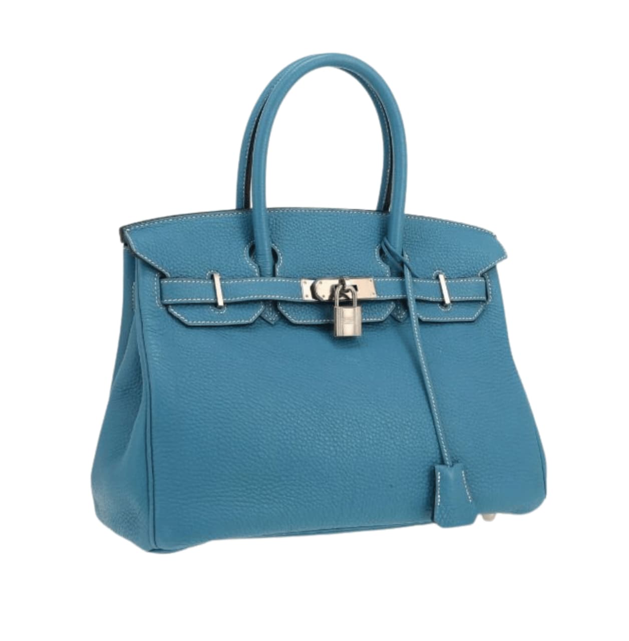 Hermès | Birkin 30 Bag In Blue Togo Leather With Palladium Hardware - Free & Fast UAE Shipping