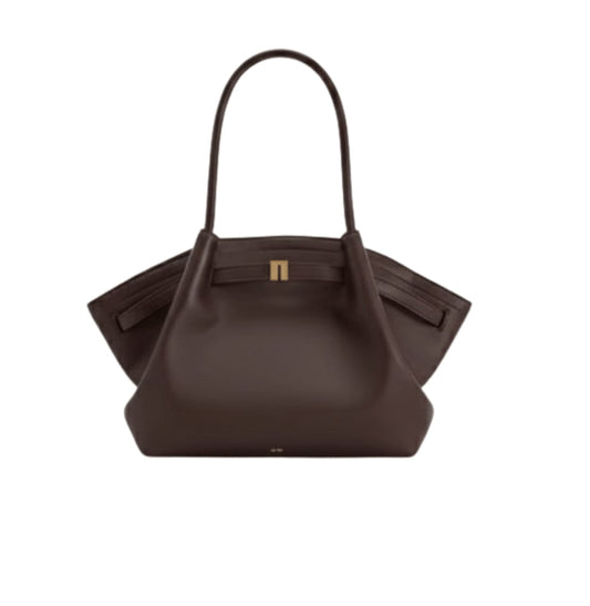 Jw Pei | Hana Tote Bag In Faux Suede And A Dark Brown Color - Free & Fast UAE Shipping