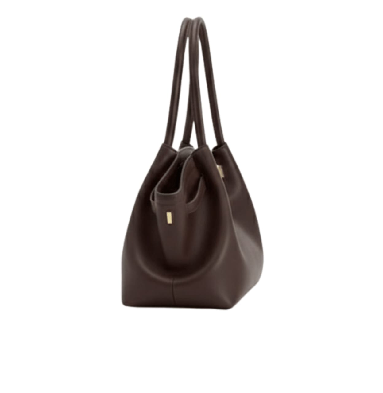 Jw Pei | Hana Tote Bag In Faux Suede And A Dark Brown Color - Free & Fast UAE Shipping