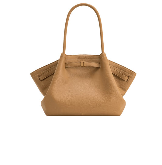 Jw Pei | Hana Faux Suede Tote Bag In A Latte Or Brown Color - Free & Fast UAE Shipping