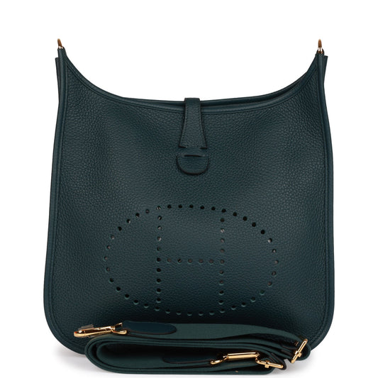 Hermès | Evelyne Pm Vert Cypress Clemence - Free & Fast UAE Shipping
