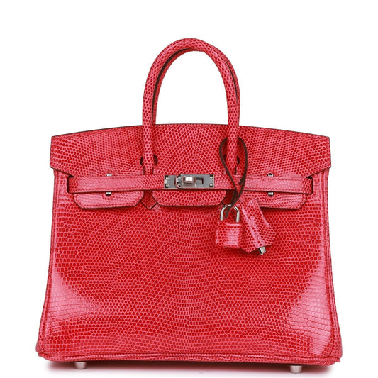 Hermès | Birkin 25 Rose Extreme Lizard - Free & Fast UAE Shipping