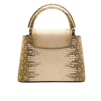 Louis Vuitton | Capucines Gold-colored Snakeskin - Free & Fast UAE Shipping